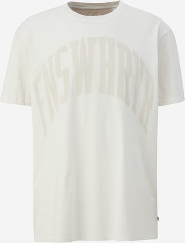 QS Shirt in White: front