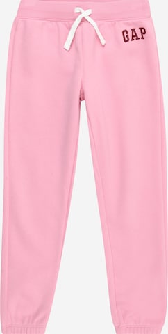 Effilé Pantalon GAP en rose : devant