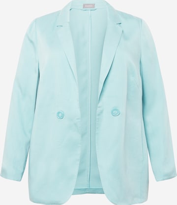 SAMOON Blazer in Blue: front