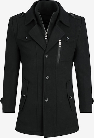 Youthup Winter Coat in Black: front