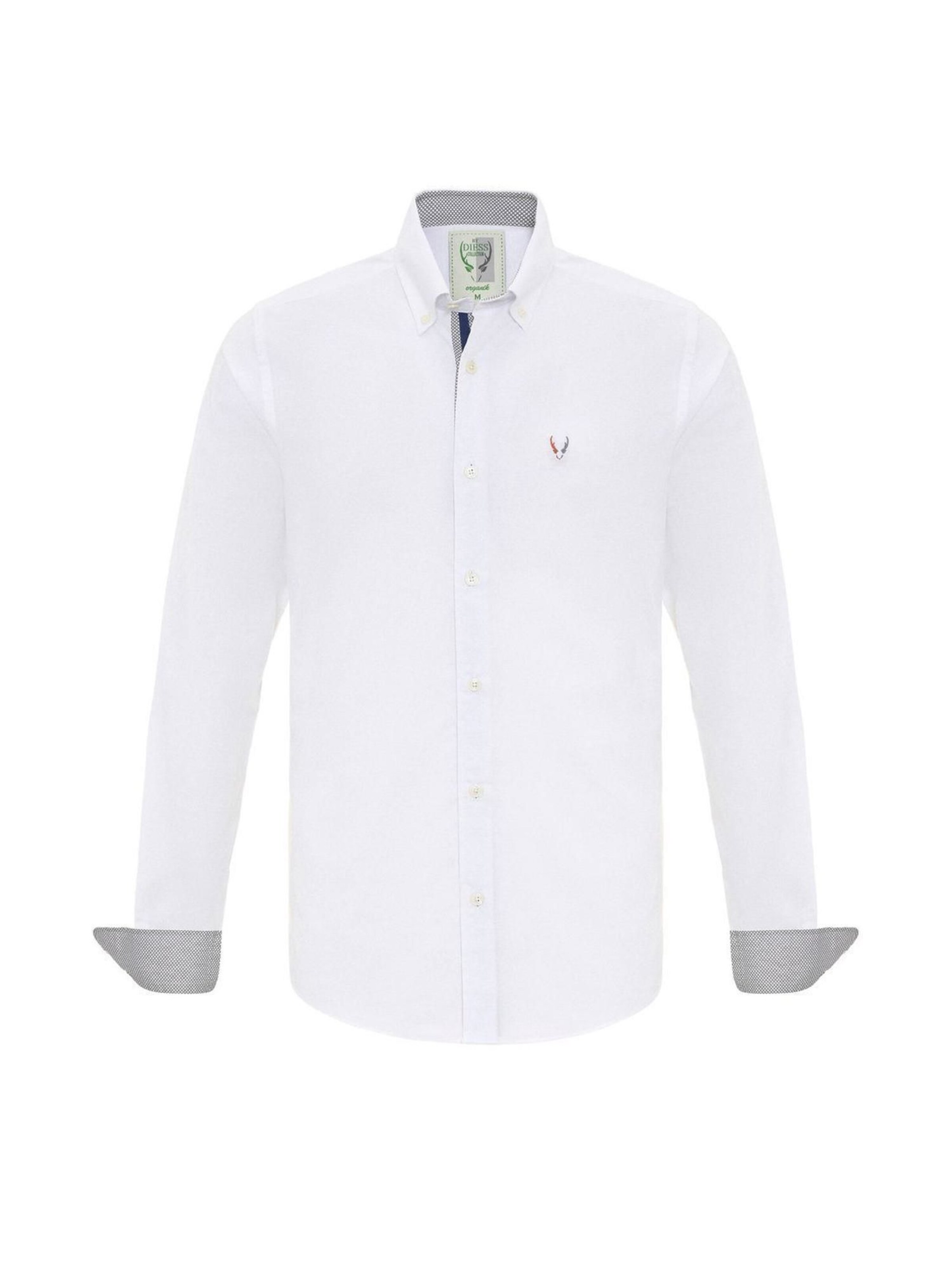 By Diess Collection Rovný strih Košeľa - Biela: predná strana