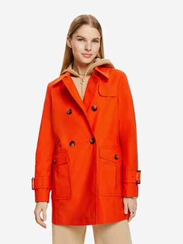 ESPRIT Between-Seasons Coat in Orange: front