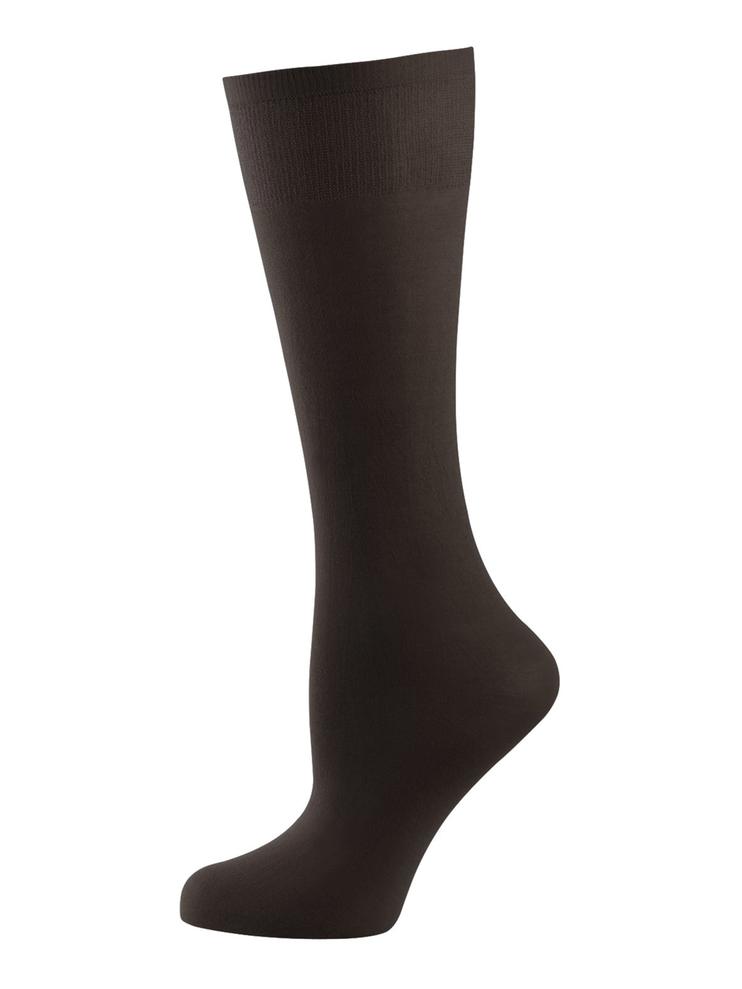 Chaussettes montantes ' Cotton 60 DEN ' Nur Die en noir : devant
