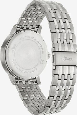 s.Oliver Analog Watch in Silver