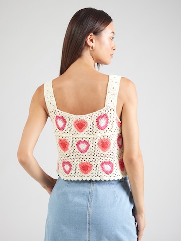 Hailys Knitted Top 'Si44nja' in White