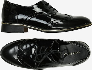 Anna Field Flats & Loafers in 36 in Black: front