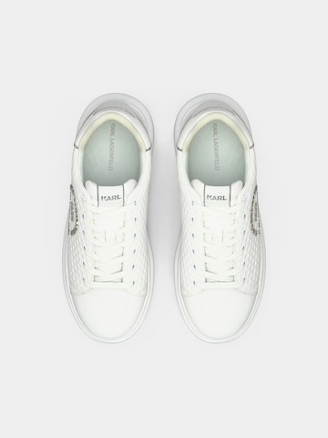 Sneaker low de la Karl Lagerfeld pe alb