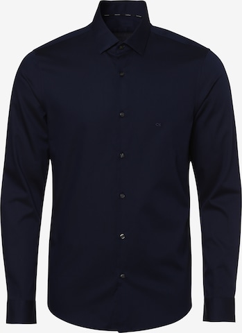 Calvin Klein Business Shirt in Black: front