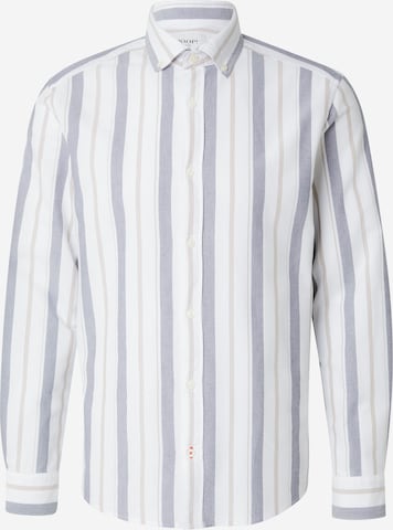 balta JOOP! Jeans Standartinis modelis Marškiniai 'Heli': priekis