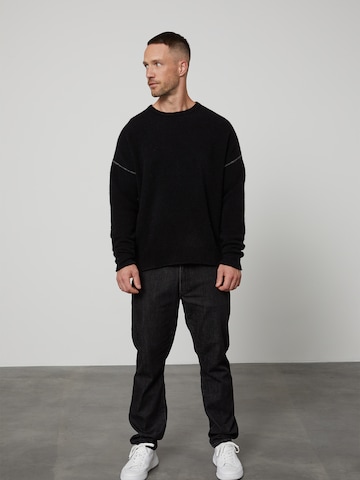 DAN FOX APPAREL Sweater 'Thilo' in Grey