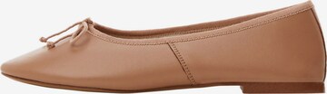 MANGO Ballerinasko 'SELLI' i beige: forside