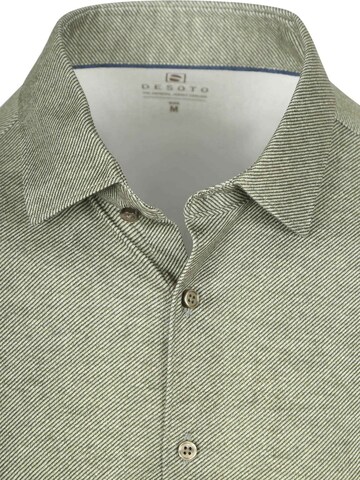 DESOTO Slim fit Overhemd in Groen
