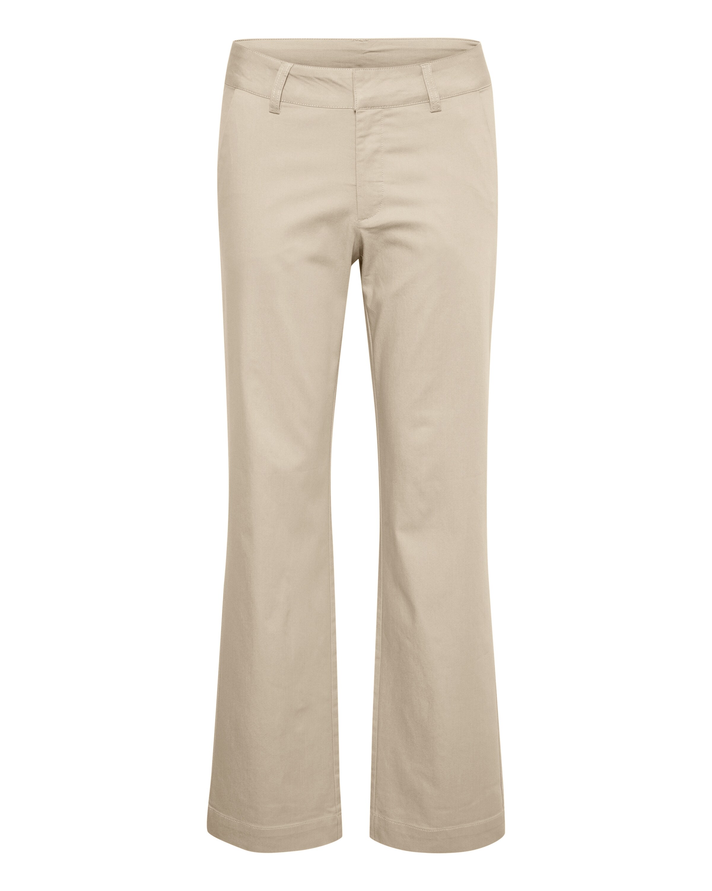 Kaffe Flared Hose 'Lea' in Beige: Vorderseite