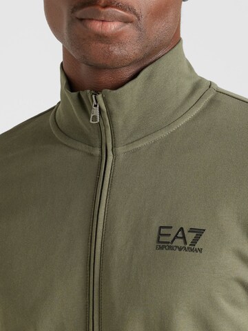 EA7 Emporio Armani Sweatjacke in Grün