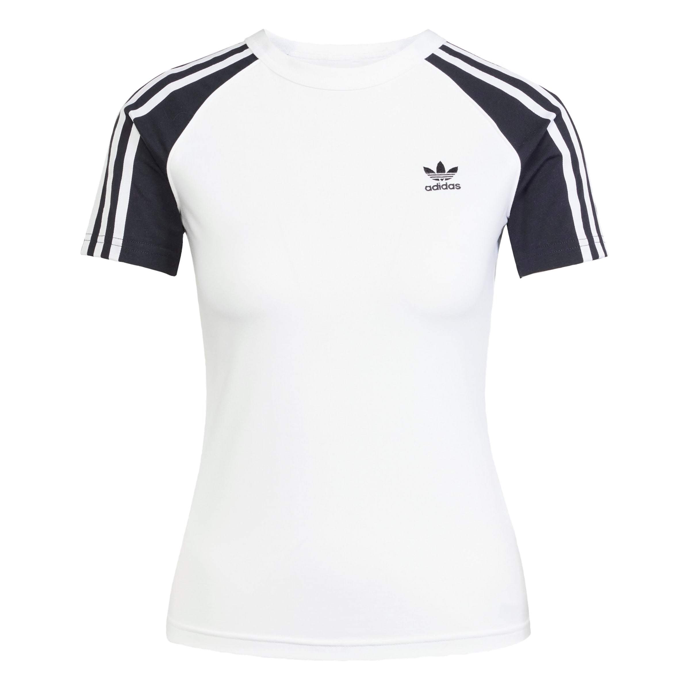 ADIDAS ORIGINALS - Camisa 'Adicolor' em branco: frente