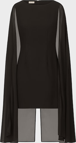 KraimodKoktel haljina - crna boja: prednji dio