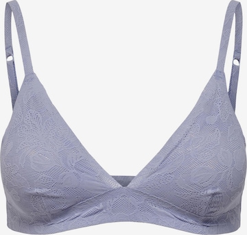 ONLY Triangle Bra 'Mynte' in Purple: front