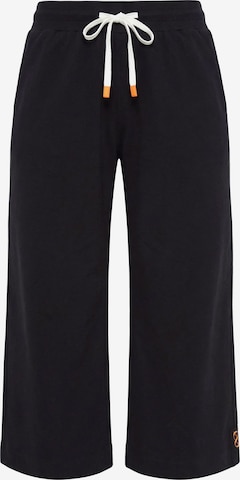 LAURASØN Wide Leg Hose in Schwarz: Vorderseite