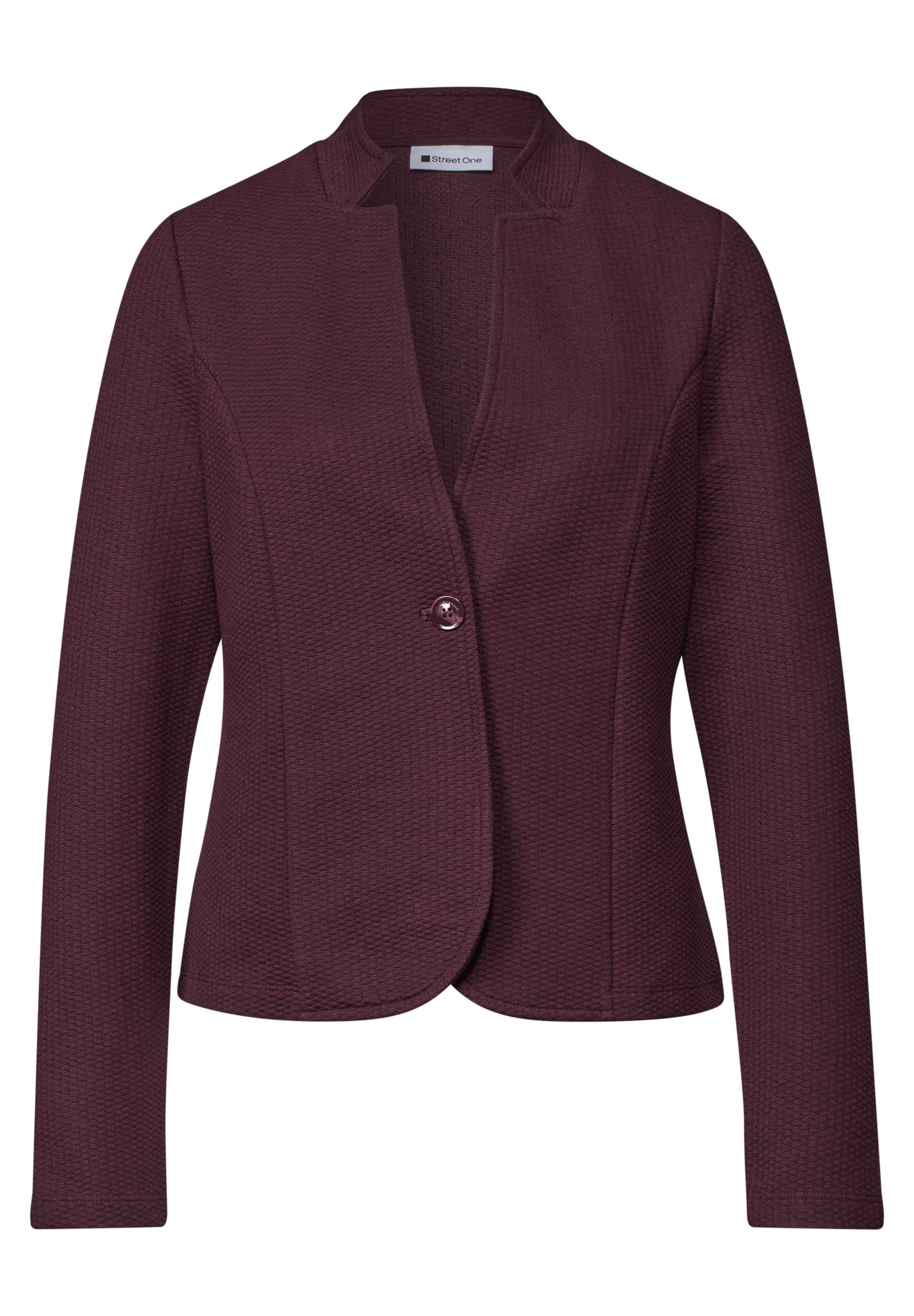 STREET ONE Blazer in 34 in bordeaux, Produktansicht
