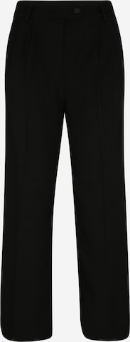 Y.A.S Petite Regular Trousers with creases 'Doris' in Black: front