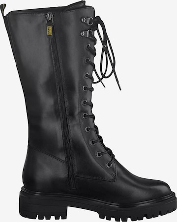 TAMARIS Lace-Up Boots in Black