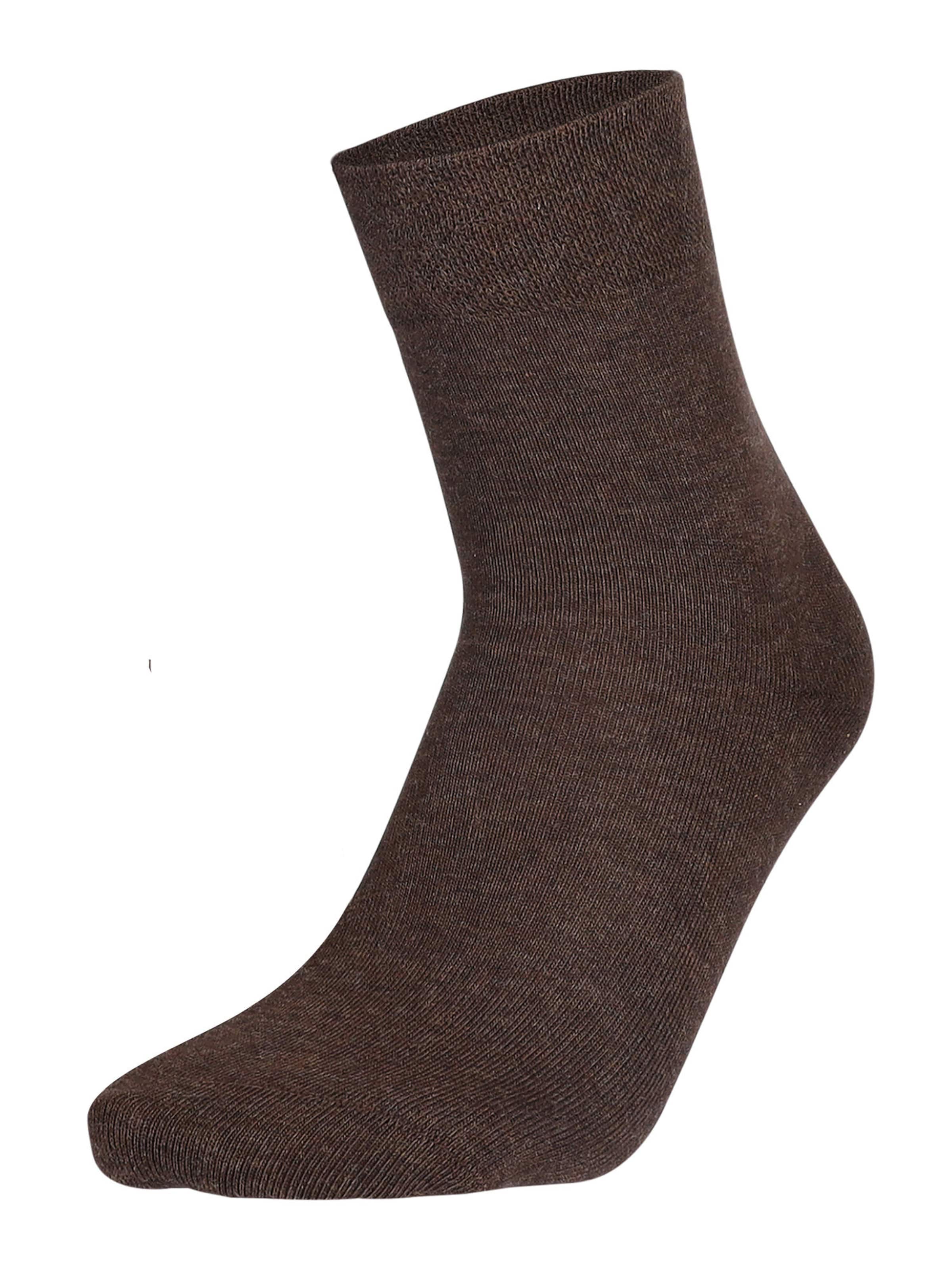 Chaussettes 'Relax Cotton' Hudson en marron : devant