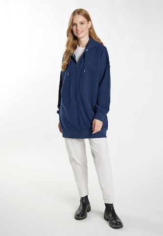 DreiMaster Vintage Zip-Up Hoodie in Blue