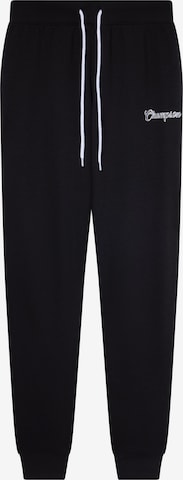 Champion Reverse Weave Tapered Pants in Black: front