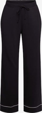 ESPRIT Pajama Pants in Black: front