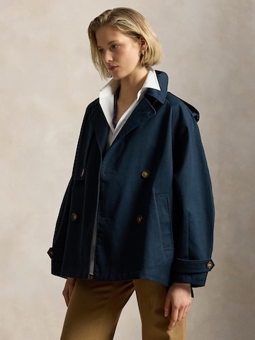 Polo Ralph Lauren - Sobretudo meia-estação em azul: frente