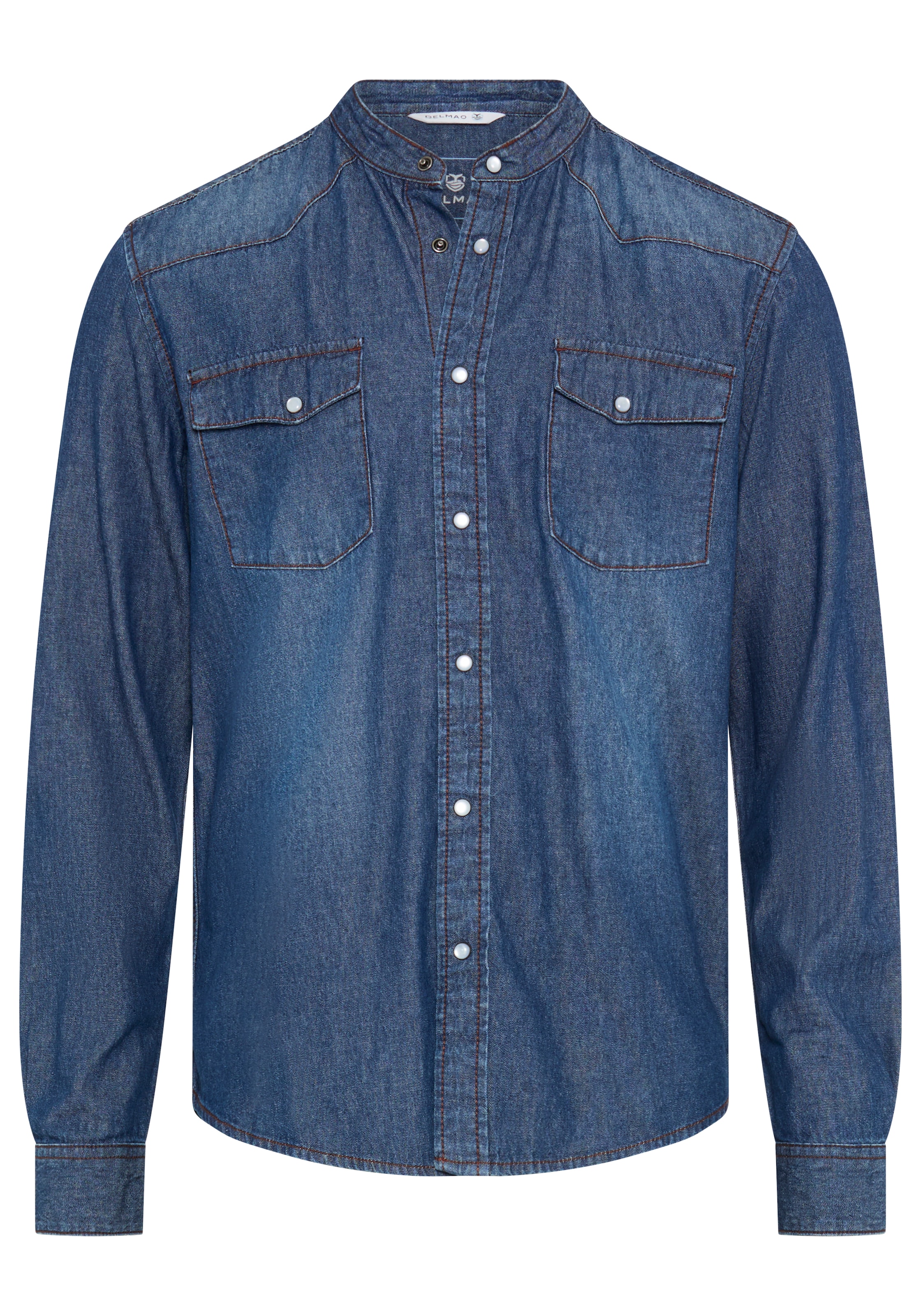 DELMAO Button Up Shirt in S in Dark blue, Item view