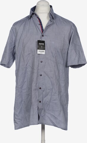 OLYMP Button Up Shirt in L in Blue: front