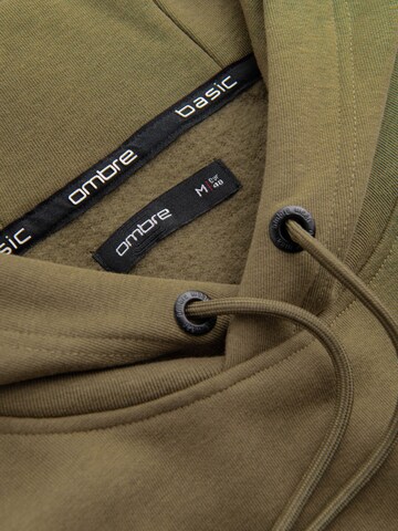 Sweat-shirt Ombre en vert