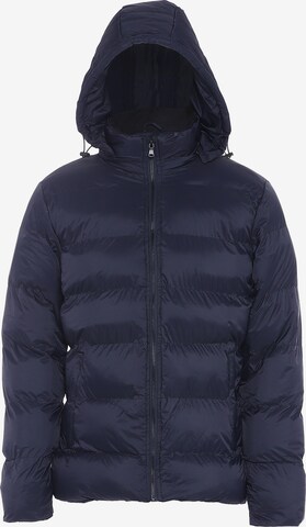 ALEKO Winter Jacket in Blue: front