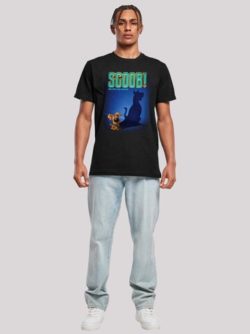 F4NT4STIC Shirt 'Scoopy Doo Movie Poster' in Zwart