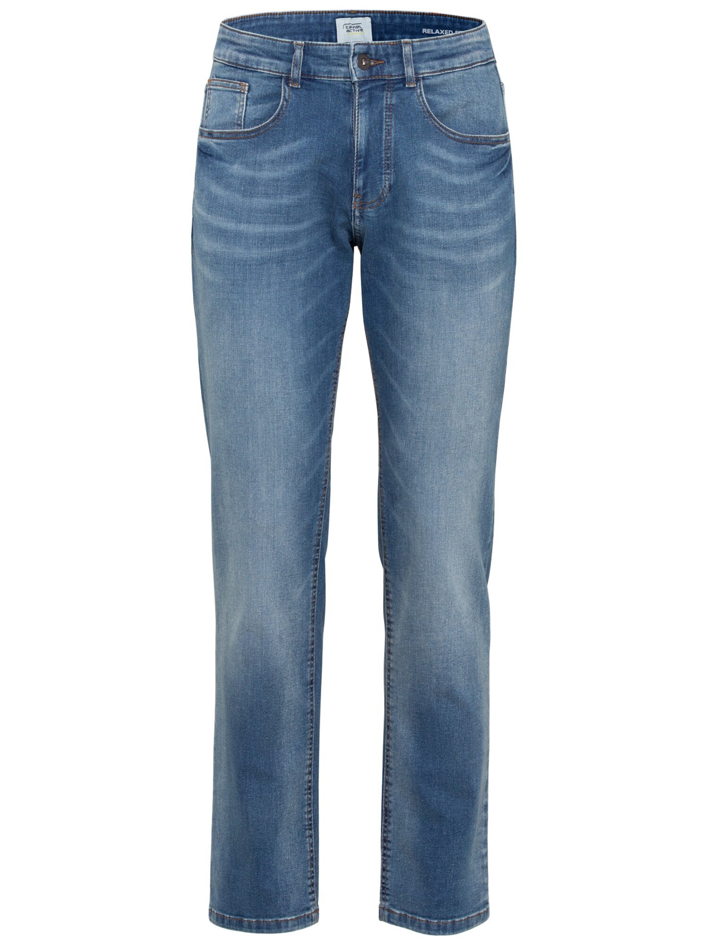 CAMEL ACTIVE Loosefit 5 Pocket Denim in relaxed fit in Blau: Vorderseite