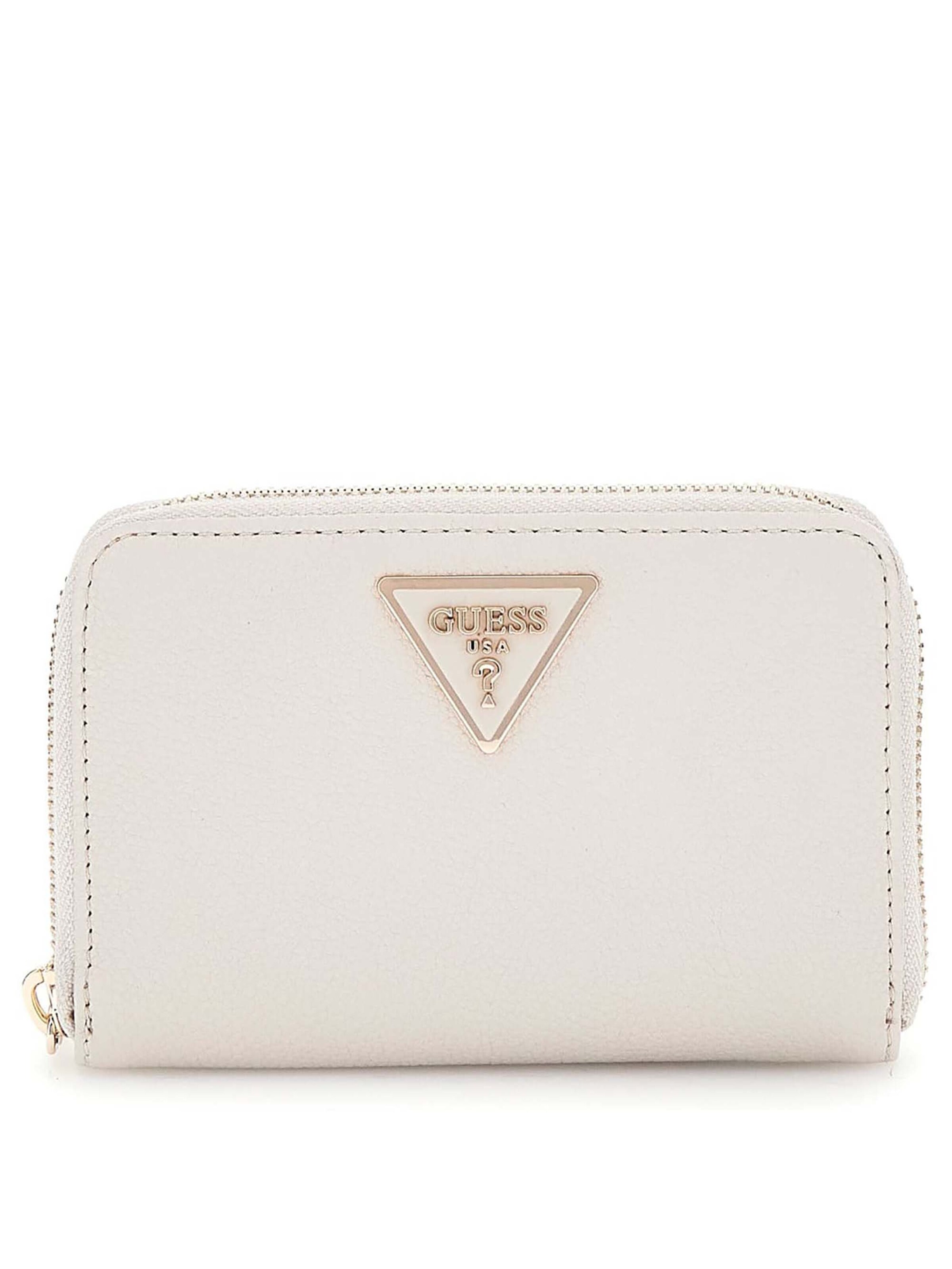 GUESS Portemonnaie 'Laurel' in Weiß: Vorderseite