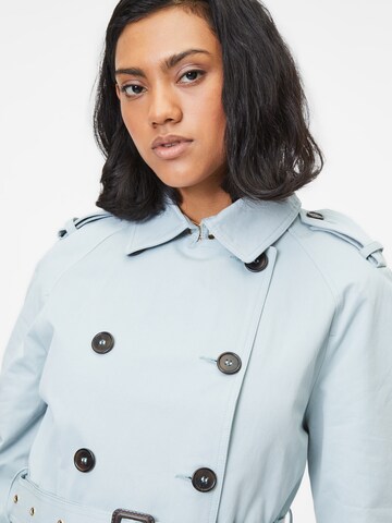 Warehouse Between-seasons coat in Blue