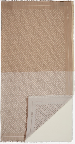 Écharpe 'Ledonia' BOSS en beige : devant