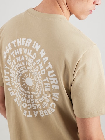 bēšs KnowledgeCotton Apparel T-Krekls