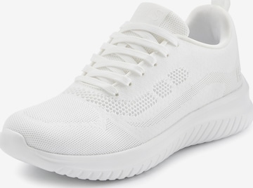 H.I.S - Sapatilhas baixas em branco: frente