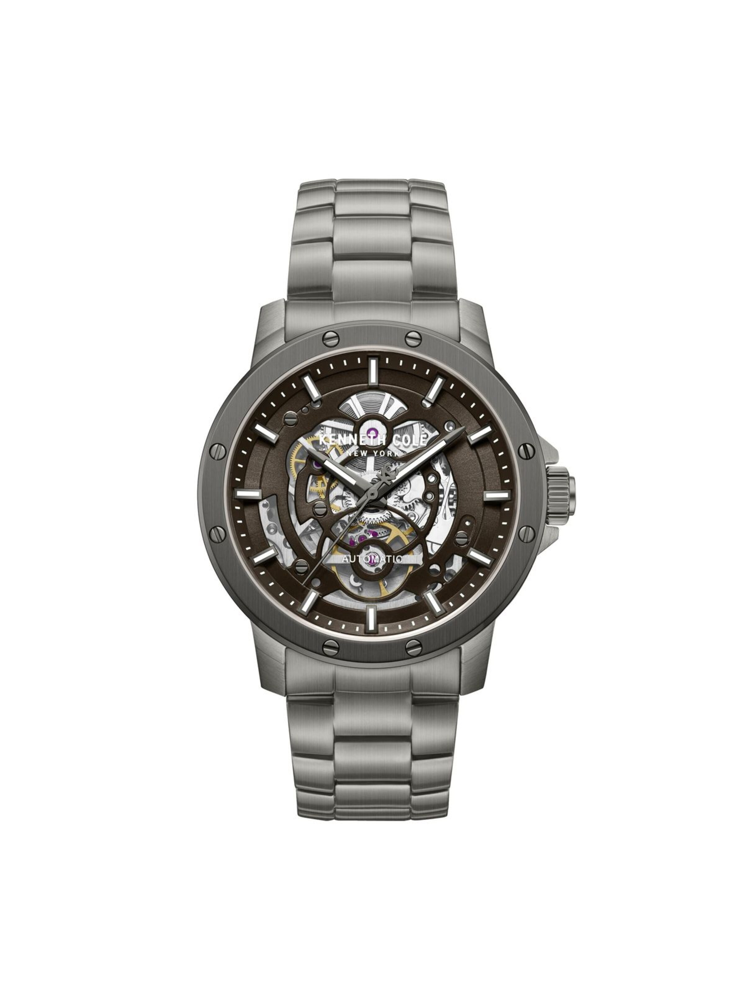 Kenneth Cole Analoog horloge in Bruin: voorkant