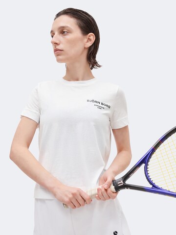 T-shirt fonctionnel 'ESSENTIAL 1' BJÖRN BORG en blanc