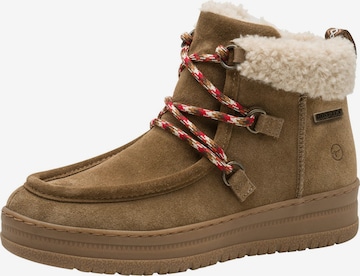 Tamaris Schnürstiefelette in Braun: Vorderseite