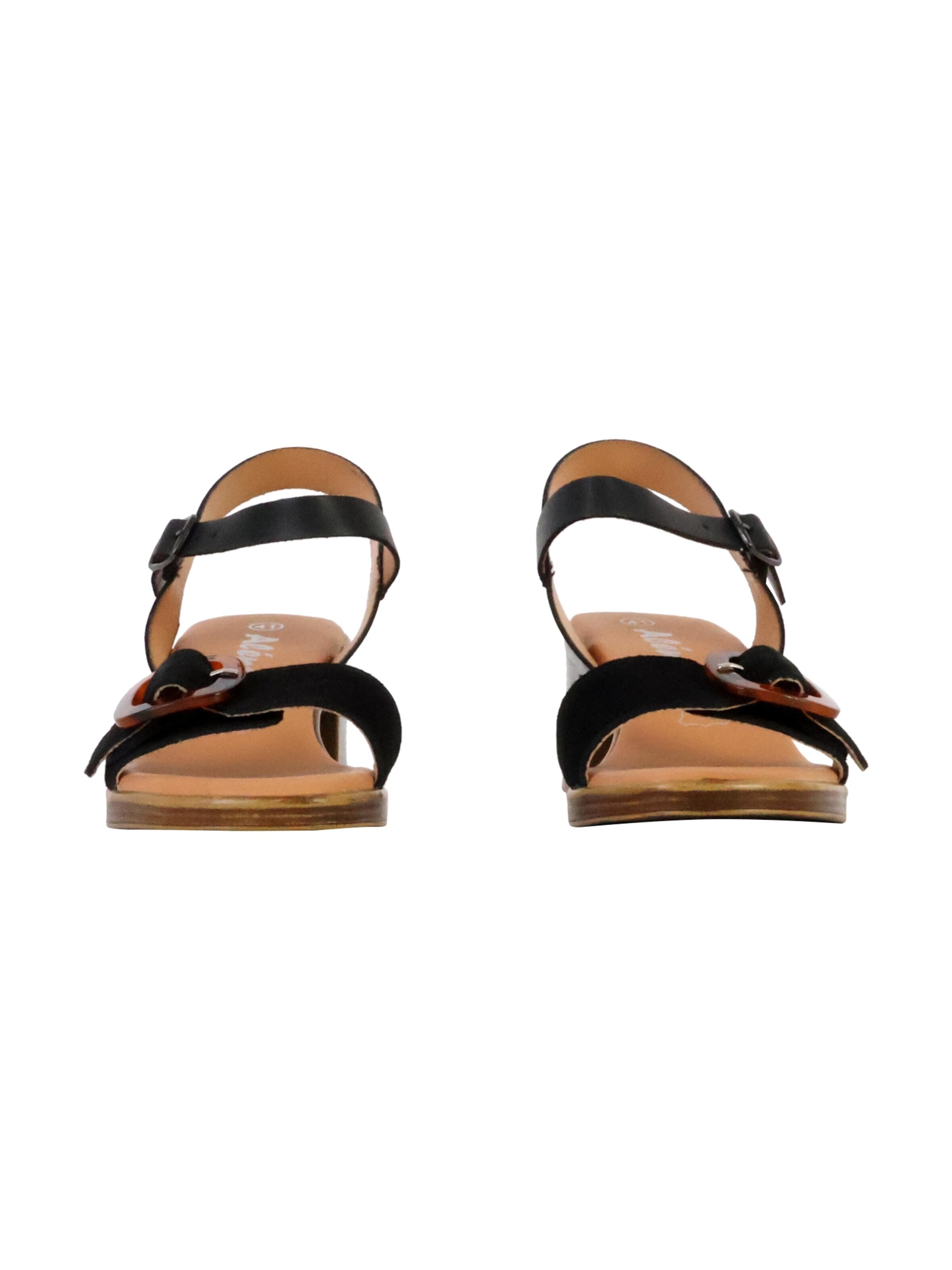 Sandales 'Aleno' The Divine Factory en noir