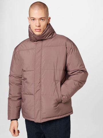 BURTON MENSWEAR LONDON Winterjas in Lila: voorkant