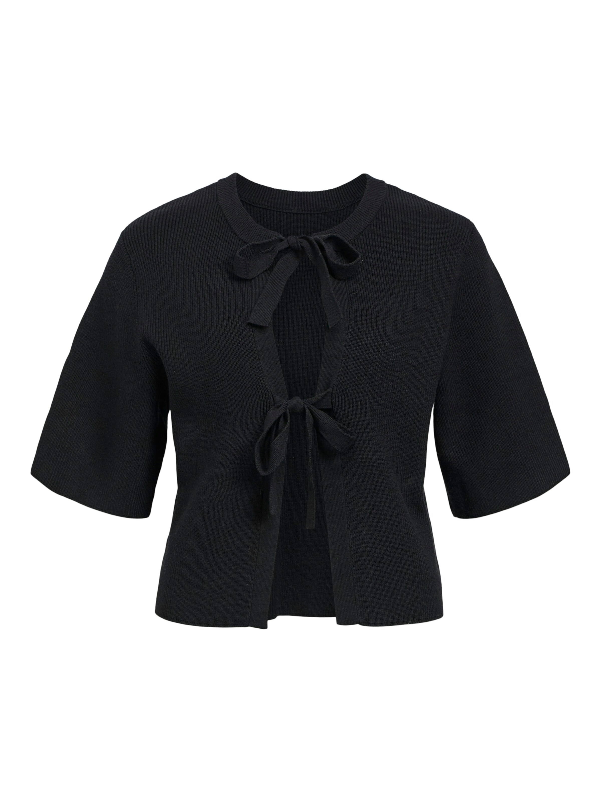 OBJECT Knit Cardigan 'Ulla' in Black: front