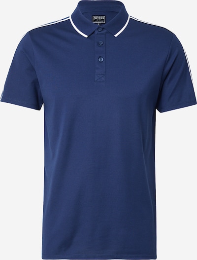 GUESS Majica 'Quattro' u morsko plava / bijela, Pregled proizvoda