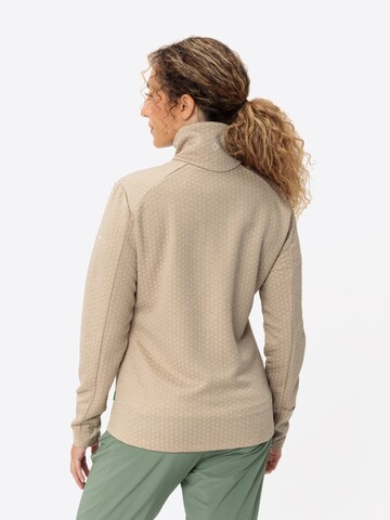 VAUDE Athletic fleece jacket in Beige
