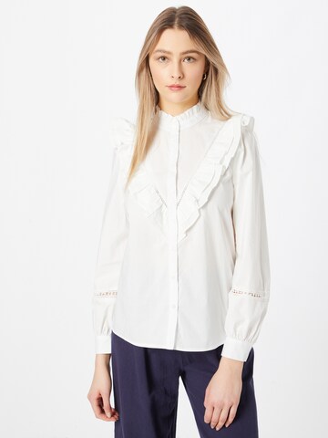 Camicia da donna 'SELVA' di La petite étoile in bianco: frontale